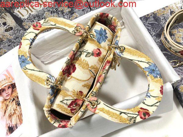 Replica Dior M0565 Medium Lady Dior Bag Yellow 6 Replica Dior M0565 Medium Lady Dior Bag Yellow 6