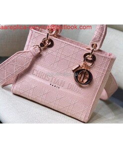 Replica Dior M0565 Medium Lady D-Lite Bag Pink