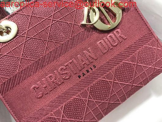 Replica Dior M0565 Lady Dior Medium Tote Bag M950 Red 4 Replica Dior M0565 Lady Dior Medium Tote Bag M950 Red 4