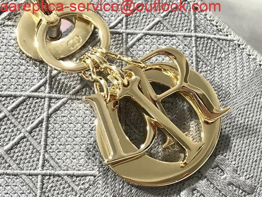 Replica Dior M0565 Lady Dior Medium Tote Bag M950 Gray 5 Replica Dior M0565 Lady Dior Medium Tote Bag M950 Gray 5