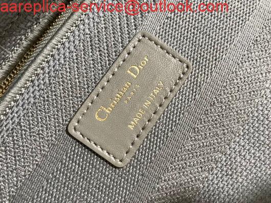Replica Dior M0565 Lady Dior Medium Tote Bag M950 Gray 8 Replica Dior M0565 Lady Dior Medium Tote Bag M950 Gray 8