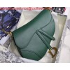 Replica Dior M0446 Dior Saddle Bag M0447 Green Grained Calfskin