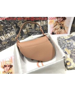 Replica Dior M0446 Dior Saddle Bag M0447 Apricot Grained Calfskin with Apricot Hardware Replica Dior M0446 Dior Saddle Bag M0447 Apricot Grained Calfskin with Apricot Hardware