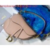 Replica Dior M0446 Dior Saddle Bag M0447 Apricot Grained Calfskin