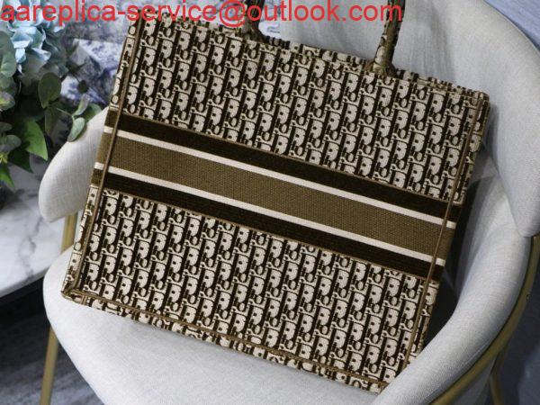 Replica Dior Book Tote M1286 Tan Dior Oblique Embroidery 5 Replica Dior Book Tote M1286 Tan Dior Oblique Embroidery 5