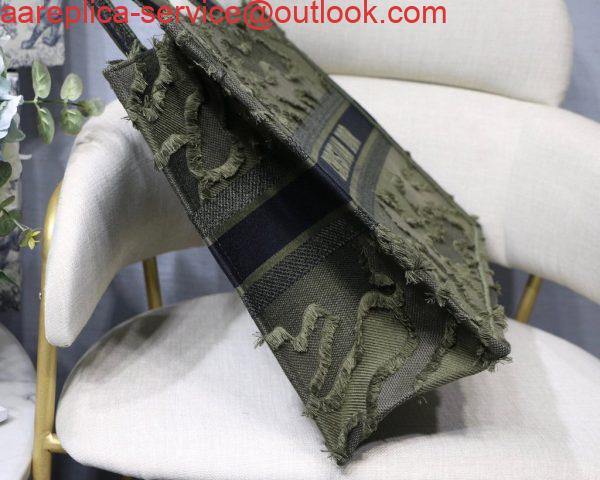 Replica Dior Book Tote M1286 Green Camouflage Embroidery Shopping Bag 6 Replica Dior Book Tote M1286 Green Camouflage Embroidery Shopping Bag 6