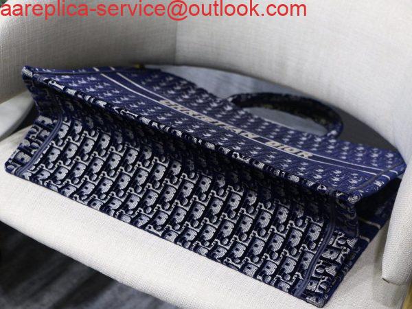 Replica Dior Book Tote M1286 Blue Dior Oblique Velvet 7 Replica Dior Book Tote M1286 Blue Dior Oblique Velvet 7