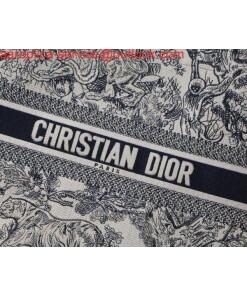 Replica Dior Book Tote M1286 Black Toile de Jouy Embroidery 2