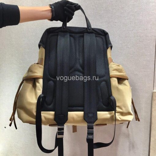 Replica Prada 2VZ074 Nylon Backpack Bag in Brown 4