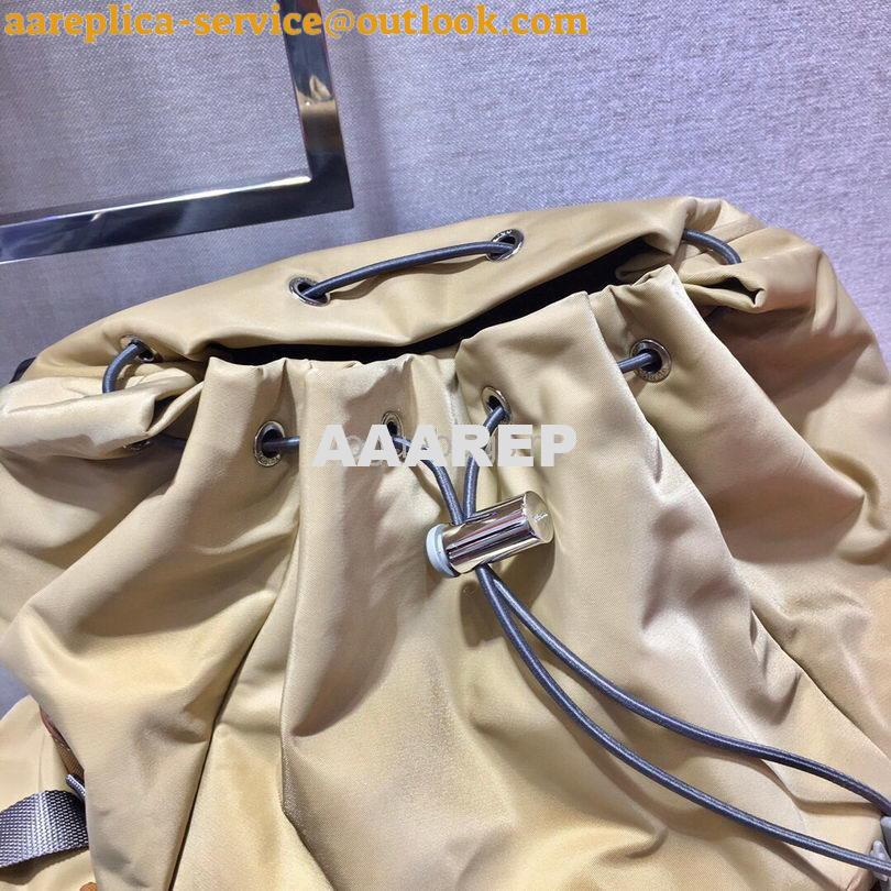 Replica Prada 2VZ074 Nylon Backpack Bag in Brown 6 Replica Prada 2VZ074 Nylon Backpack Bag in Brown 6