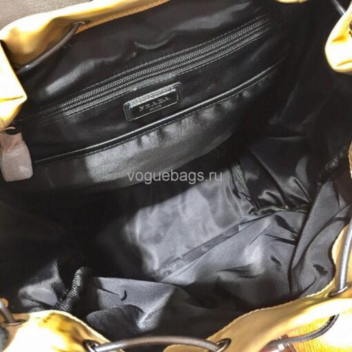 Replica Prada 2VZ074 Nylon Backpack Bag in Brown 7