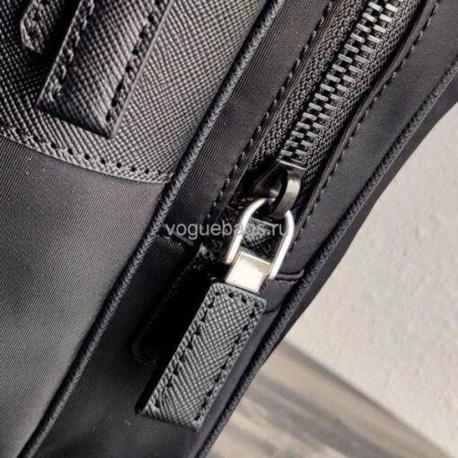 Replica Prada 2VZ026 Nylon Backpack Bag in Black 6