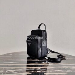 Replica Prada 2VZ026 Nylon Backpack Bag in Black