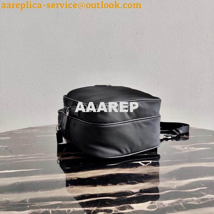 Replica Prada 2VZ026 Nylon Backpack Bag in Black 4 Replica Prada 2VZ026 Nylon Backpack Bag in Black 4