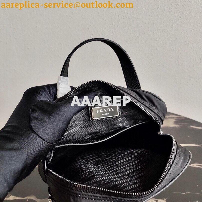 Replica Prada 2VZ026 Nylon Backpack Bag in Black 8 Replica Prada 2VZ026 Nylon Backpack Bag in Black 8