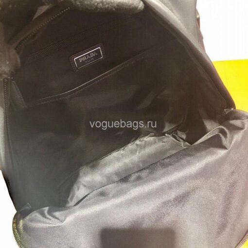 Replica Prada 2V066 Tessuto Zainetto Nylon And Leather Backpack in Black 8