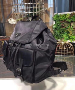 Replica Prada 1BZ811 Nylon Backpack Bag in Black Replica Prada 1BZ811 Nylon Backpack Bag in Black