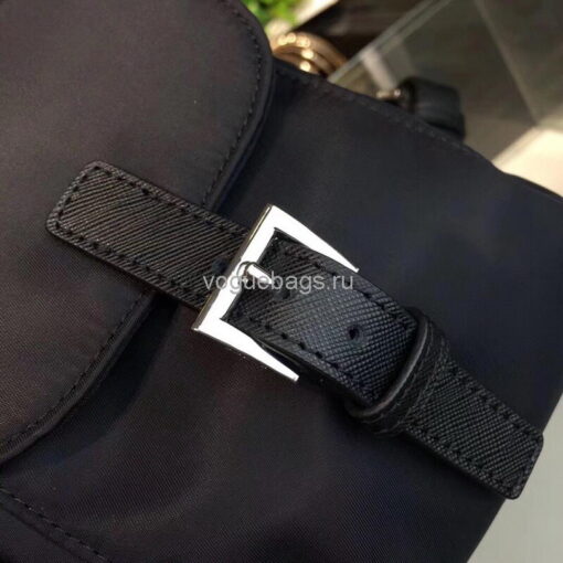 Replica Prada 1BZ811 Nylon Backpack Bag in Black 4