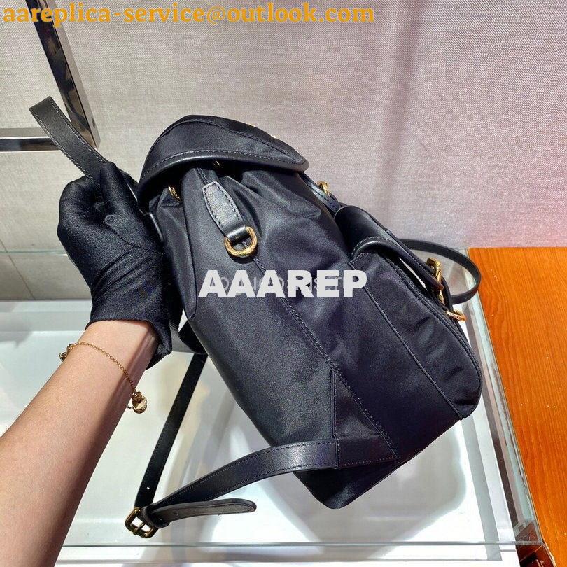 Replica Prada Robot Fabric Backpack 1BZ677 In Black 5 Replica Prada Robot Fabric Backpack 1BZ677 In Black 5