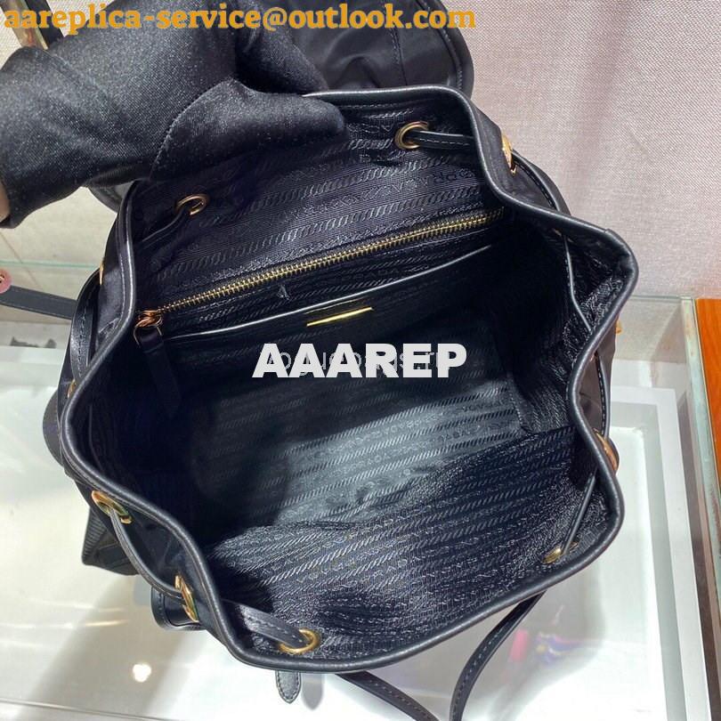 Replica Prada Robot Fabric Backpack 1BZ677 In Black 7 Replica Prada Robot Fabric Backpack 1BZ677 In Black 7