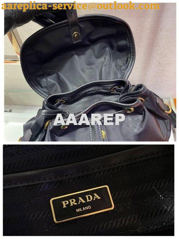 Replica Prada Robot Fabric Backpack 1BZ677 In Black 8 Replica Prada Robot Fabric Backpack 1BZ677 In Black 8