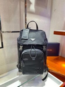 Replica Prada 2VZ135 Nylon Backpack In Black Bag