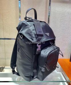 Replica Prada 2VZ135 Nylon Backpack In Black Bag 2