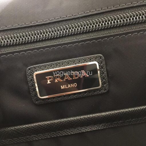 Replica Prada 2VZ074 Nylon Backpack Bag in Gray 8