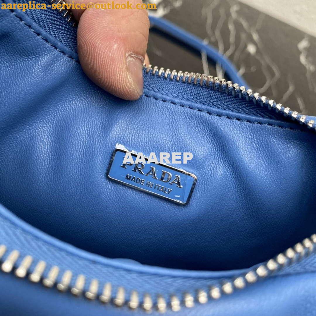 Replica Prada 1BA384 Prada Soft Padded Nappa Leather Mini Bag Light Blue 8 Replica Prada 1BA384 Prada Soft Padded Nappa Leather Mini Bag Light Blue 8