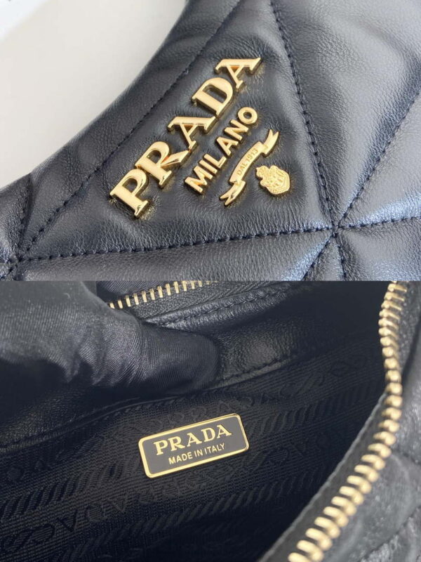 Replica Prada 1BA384 Nappa-leather mini bag with topstitching 8
