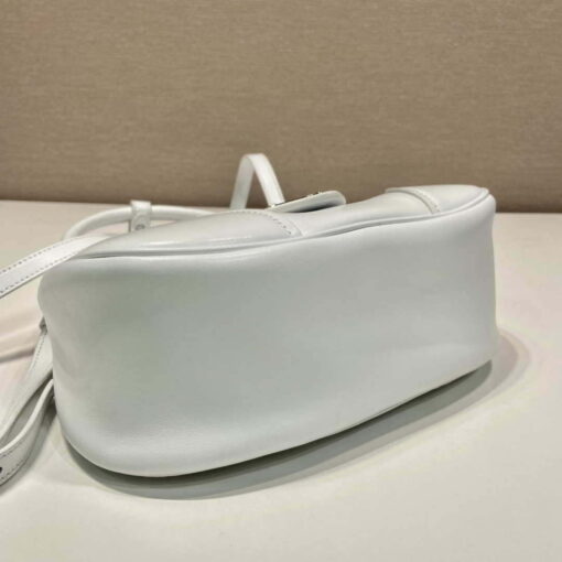 Replica Prada 1BA368 Moon padded nappa-leather bag White 6