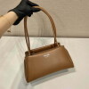 Replica Prada 1BA368 Leather mini-bag Bag Brown