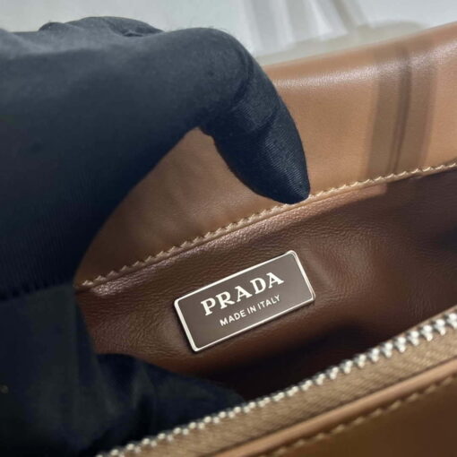 Replica Prada 1BA368 Leather mini-bag Bag Brown 8