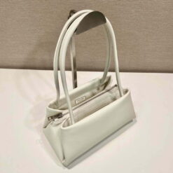 Replica Prada 1BA368 Leather mini-bag Bag White 2