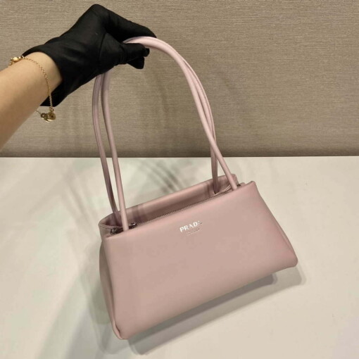 Replica Prada 1BA368 Leather mini-bag Bag Pink