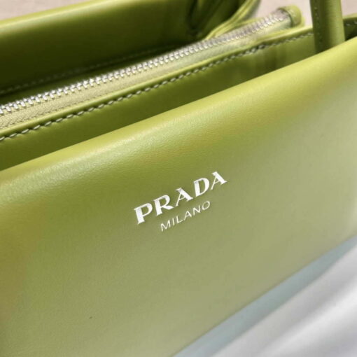 Replica Prada 1BA368 Leather mini-bag Bag Green 4