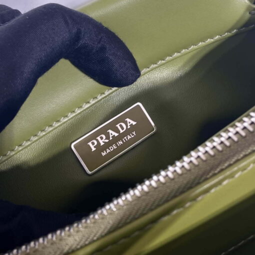 Replica Prada 1BA368 Leather mini-bag Bag Green 8