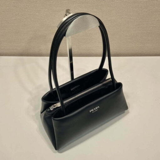 Replica Prada 1BA368 Leather mini-bag Bag Black 3