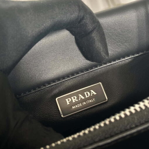 Replica Prada 1BA368 Leather mini-bag Bag Black 9