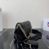 Replica Prada 1BD045 Cahier leather bag Grey with black 9