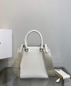Replica Prada 1BA333 Small Saffiano leather handbag White