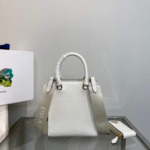 Replica Prada 1BA333 Small Saffiano leather handbag White