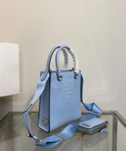 Replica Prada 1BA333 Small Saffiano leather handbag Blue