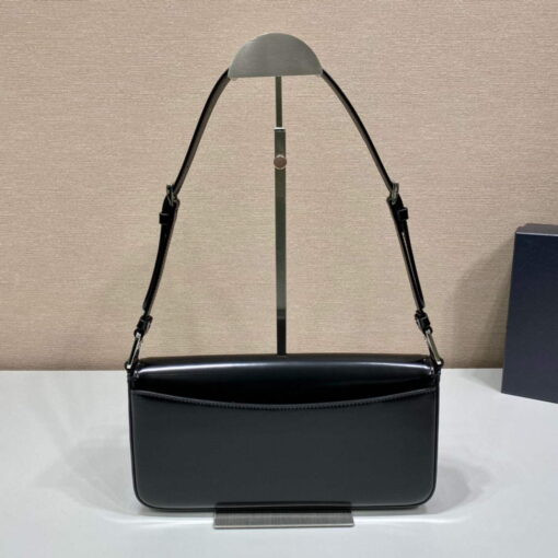 Replica Prada 1BD323 Brushed leather Prada Femme bag Black 3