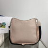 Replica Prada Leather hobo bag 1BC073 Tan 9