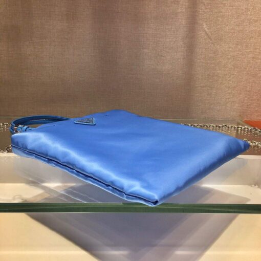 Replica Prada 1BA252 Nylon Handbag Blue 5