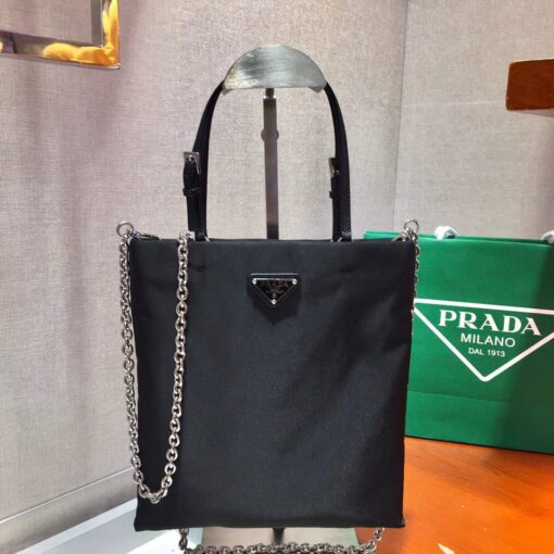 Replica Prada 1BA252 Nylon Handbag Black