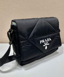 Replica Prada 1BG412 Shoulder bag Black