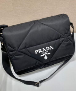 Replica Prada 1BG412 Shoulder bag Black 2