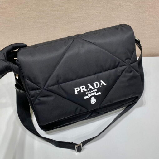 Replica Prada 1BG412 Shoulder bag Black 2